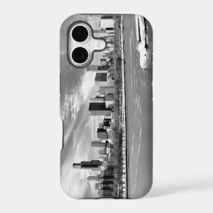 Panoramic view of Chicago skyline in winter iPhone 17 Case