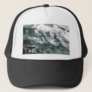 Panoramic View Of Everest Base Camp Trucker Hat