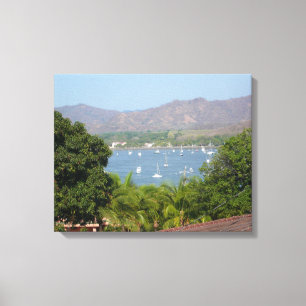 Panoramic View of Flamingo Beach, Costa Rica Canvas Print