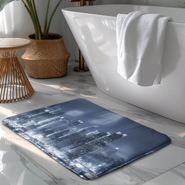 Panoramic View of Manhattan New-York City Bathroom Mat (Creator Uploaded)
