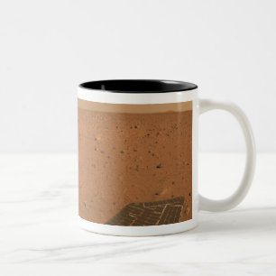 Panoramic view of Mars 10 Two-Tone Coffee Mug