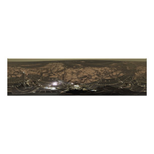 Panoramic view of Mars 3 Photo Print