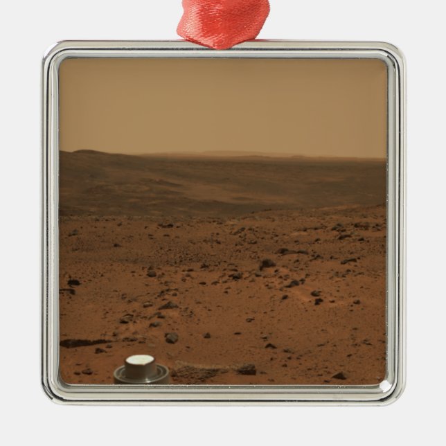 Panoramic view of Mars 4 Metal Ornament (Front)