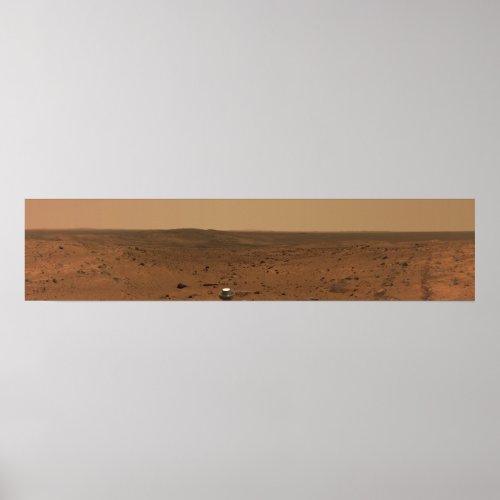 Panoramic view of Mars 4 Poster