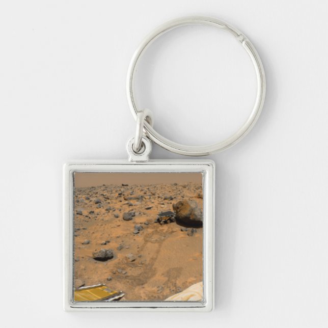 Panoramic view of Mars 5 Keychain (Front)