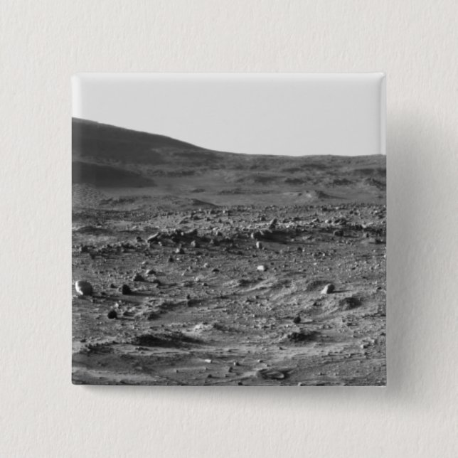 Panoramic view of Mars 6 Pinback Button (Front)