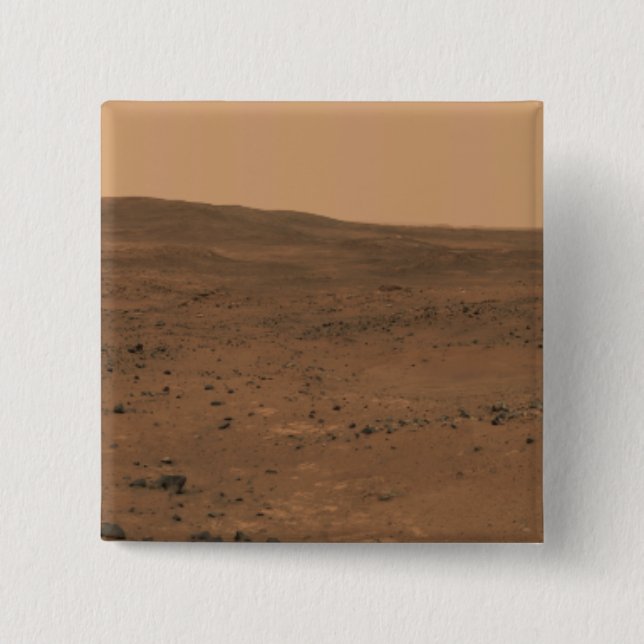 Panoramic view of Mars 8 Pinback Button (Front)