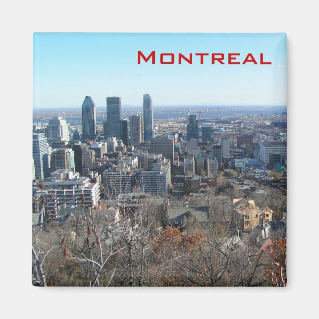 Panoramic view of Montreal Magnet (Front)