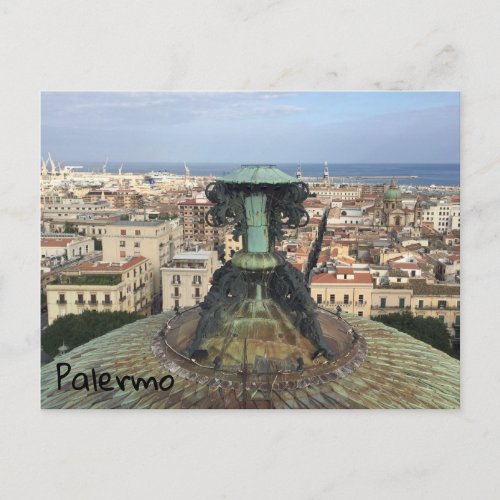 Panoramic view of Palermo Postcard