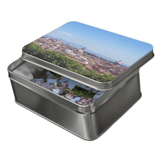 Panoramic view of Rome from Castel Sant'Angelo Jigsaw Puzzle (Lid Open)