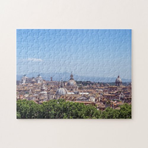 Panoramic view of Rome from Castel SantAngelo Jigsaw Puzzle