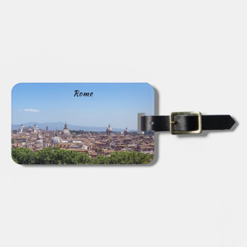 Panoramic view of Rome from Castel SantAngelo Luggage Tag