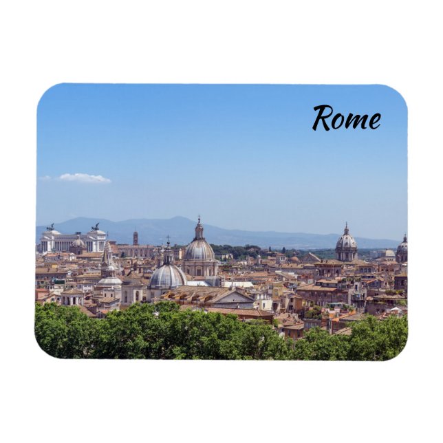 Panoramic view of Rome from Castel Sant'Angelo Magnet (Horizontal)