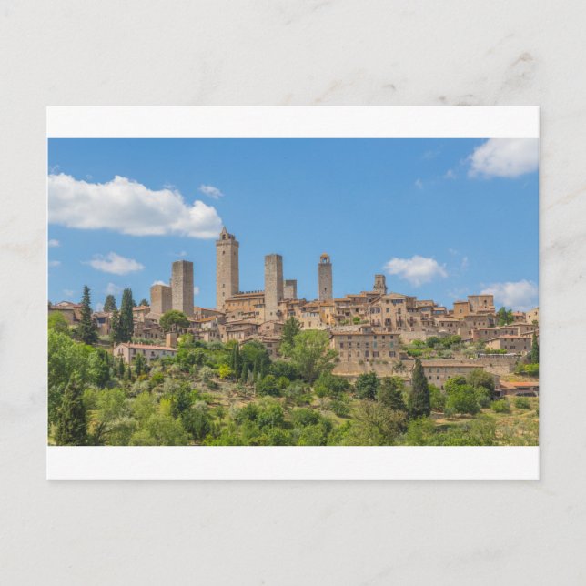 Panoramic view of San Gimignano Tuscany Italy Postcard (Front)