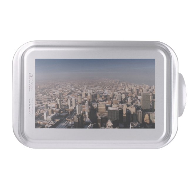 Panoramic view of the city cake pan (Front)