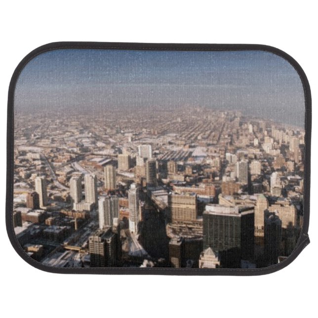 Panoramic view of the city car floor mat (Rear)