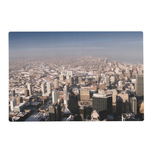 Panoramic view of the city placemat (Front)