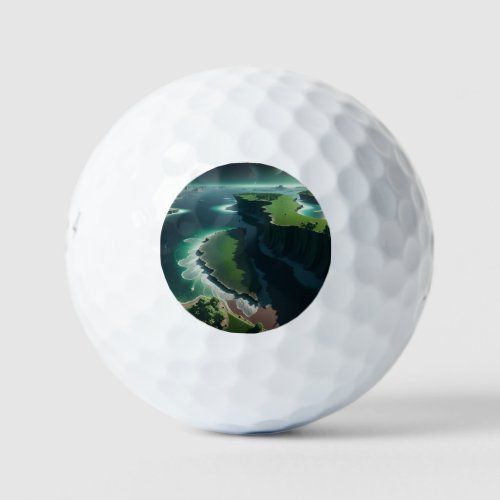 Panoramic view of the Kingdom of Jupiter with its  Golf Balls