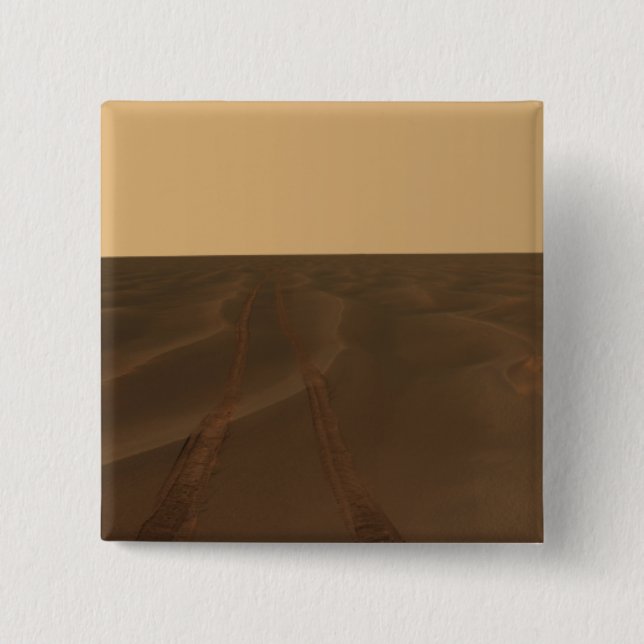 Panoramic view of the plains of Meridiani Pinback Button (Front)