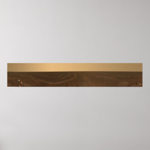 Panoramic view of the plains of Meridiani Poster