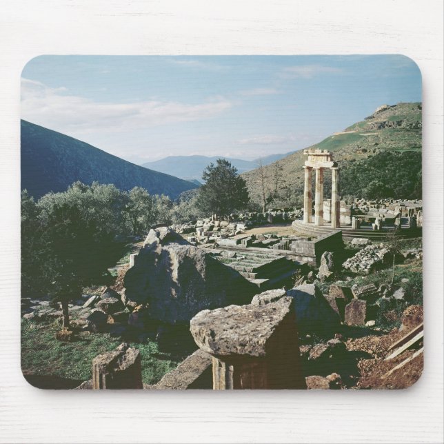 Panoramic view of the site with the tholos temple mouse pad (Front)