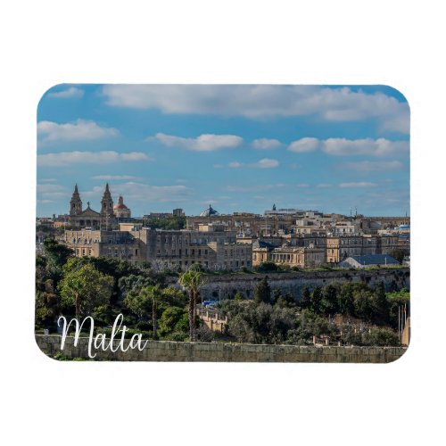 Panoramic view of Valletta old town in Malta Magnet