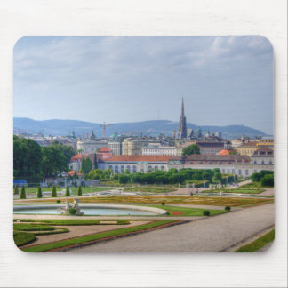 Panoramic View Over Vienna Austria From Belvedere Mouse Pad