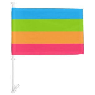 Panoromantic Pride Car Flag