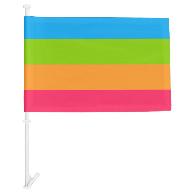 Panoromantic Pride Car Flag (Front)