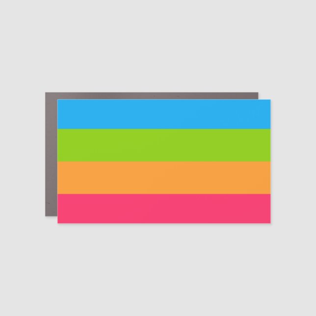 Panoromantic Pride Car Magnet (Front)