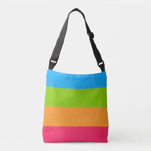 Panoromantic Pride Flag Crossbody Bag (Front)