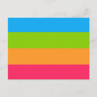 Panoromantic Pride Flag Postcard