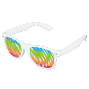 Panoromantic Pride Flag Retro Sunglasses