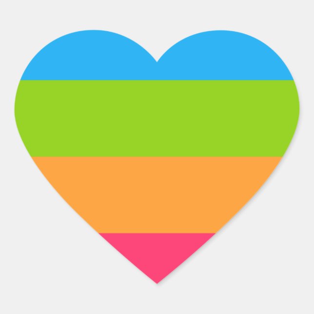 Panoromantic Pride Heart Sticker (Front)