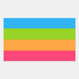 Panoromantic Pride Rectangular Sticker