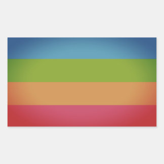 Panoromantic Pride Rectangular Sticker