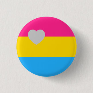 Panromantic Flag Pinback Button