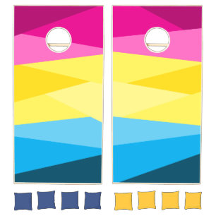 Pans Color Stacks Cornhole Set