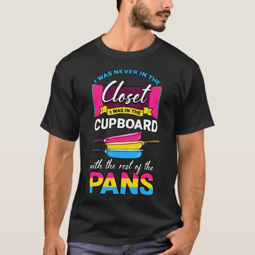 Pans Pansexual Rainbow Flag Stripe Pride Homosexua T_Shirt