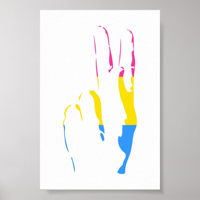 pans pride peace sign (Front)