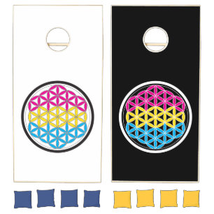 pans sacred geometry cornhole set
