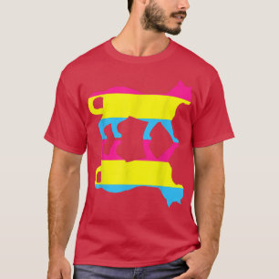 Panseuality Flag Animal Cat Human Rights Lgbt Pans T-Shirt