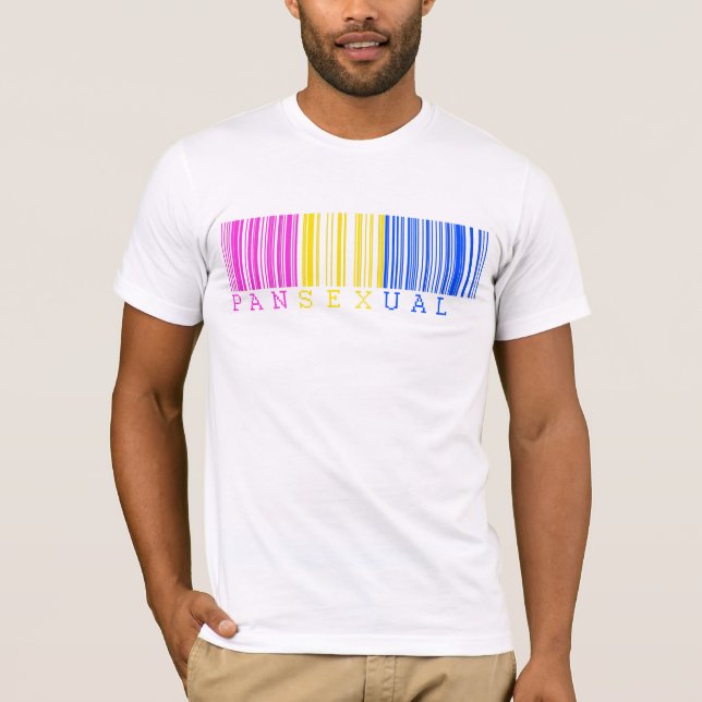 Pansexual Barcode T-Shirt (Front)
