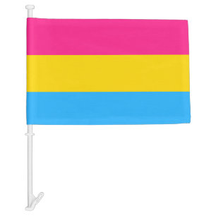Pansexual Car Flag