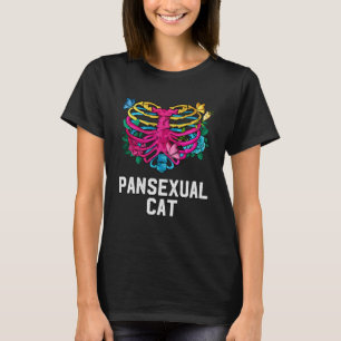 Pansexual Cat Pan LGBTQ Nonbinary Pride Friends An T-Shirt