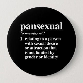 pansexual definition - defined lgbtq terms - LGBT  Pinback Button