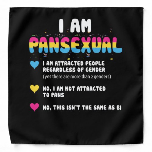 Pansexual Definition _ Funny Gay Pride LGBT Bandana