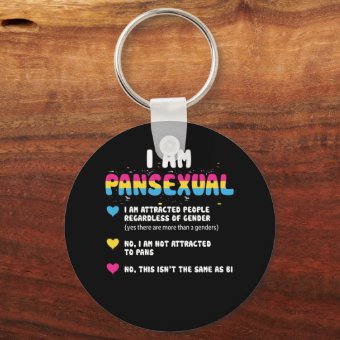 Pansexual Definition - Funny Gay Pride LGBT Keychain | Zazzle