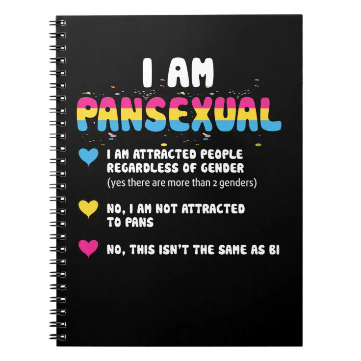 Pansexual Definition - Funny Gay Pride LGBT Notebook | Zazzle