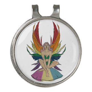 Pansexual Faerie Golf Hat Clip
